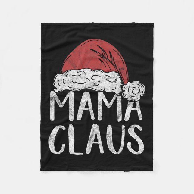 Manta Polar Mama Claus Navidades Disstume Regalo Santa Mateo F (Anverso)