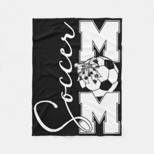 Manta Polar Mamá de fútbol Madre Familia Cumpleaños Equipo Coi