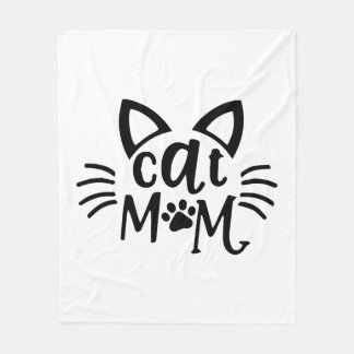 Manta Polar Mamá de gato