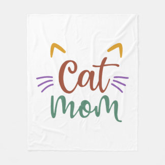 Manta Polar Mamá de gato