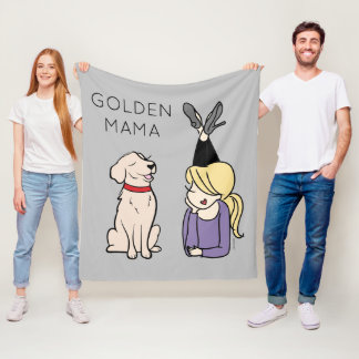 Manta Polar Mamá de la recuperación de oro personalizada