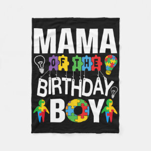 Manta Polar Mamá Del Niño De Cumpleaños Autismo Mamá