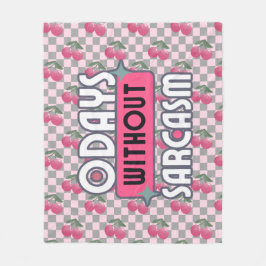 Manta Polar Mamá divertida 0 días sin sarcasmo