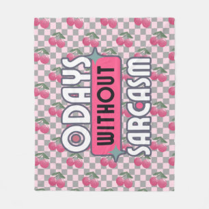 Manta Polar Mamá divertida 0 días sin sarcasmo