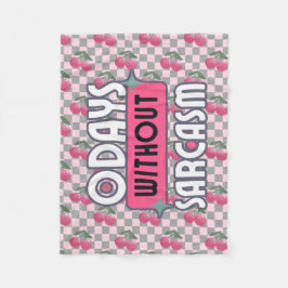 Manta Polar Mamá divertida 0 días sin sarcasmo