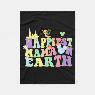 Manta Polar Mamá en la Tierra Groovy Diversión Día de la Madre