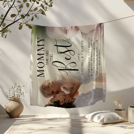 Manta Polar 'MAMÁ' eres la Mejor Nombre y Frase de Fotos