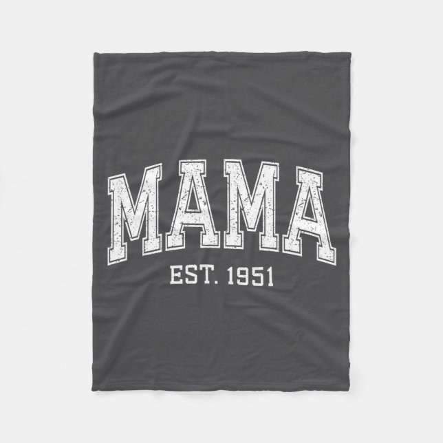 Manta Polar Mama Est 1951 Mom D Mothers Day Ized  (Anverso)