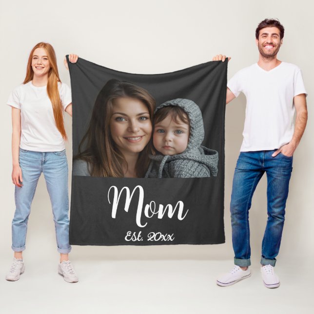 Manta Polar Mamá estableció una funda de estilo moderno de esc (In situ)