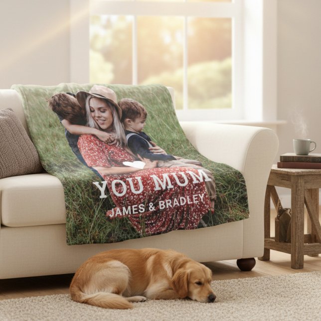 Manta Polar Mamá foto del Día de la Madre (Subido por el creador)