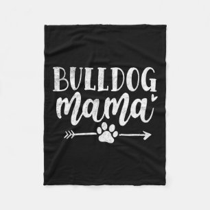 Manta Polar Mama Fun English Bulldog Perro Mamá Madres