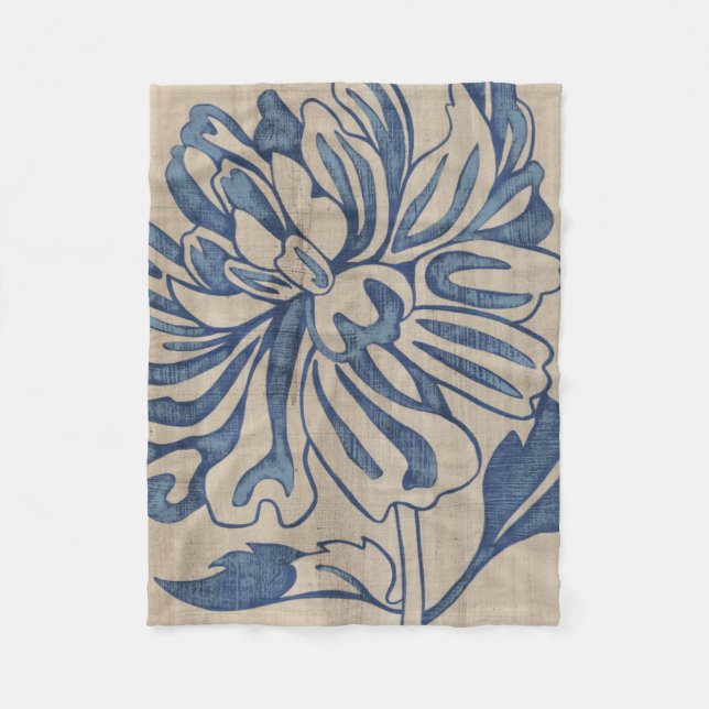 Manta Polar Mamá índigo (Anverso)