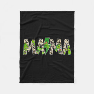 Manta Polar Mama Leopardo Retro Mamá Niñera Abuela Día de la M