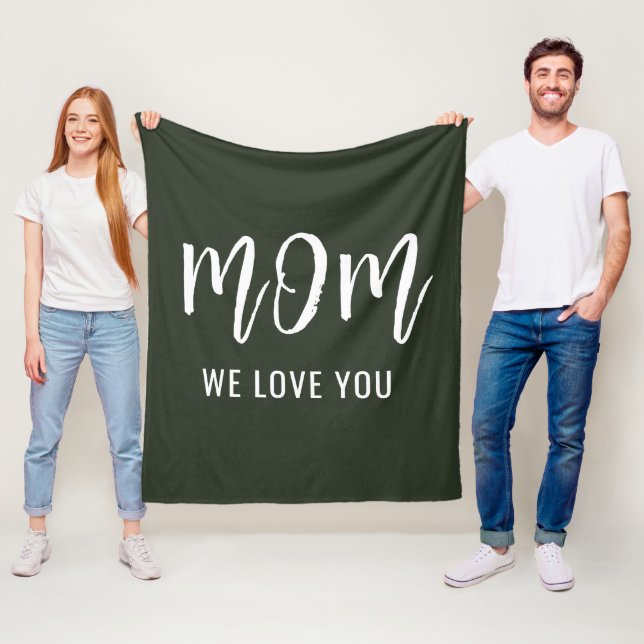 Manta Polar Mamá te queremos Personalizado Día de la Madre (In situ)