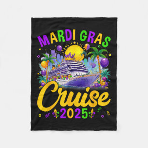 Manta Polar Mamáes de crucero familiar Mardi Gras Carnival Cru