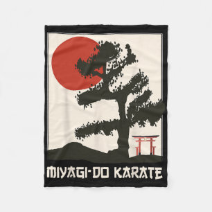 Manta Polar Mamáes retro vintage Miyagi-do Karate Life Bonsai