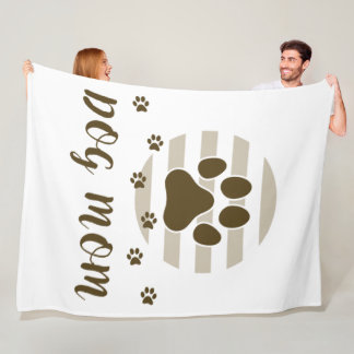 Manta Polar Mami de perro marrón amor 60x80 Fleece Blanket