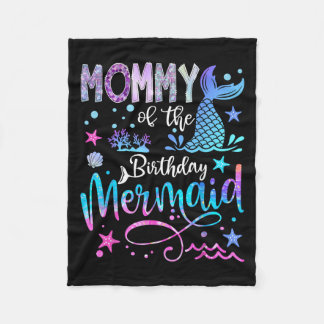 Manta Polar Mami Of Birthday Mermaid Graciosa Primer Cumpleaño