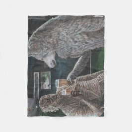 Manta Polar Mami y Werewolf Beer Beer Fantasy Blanket