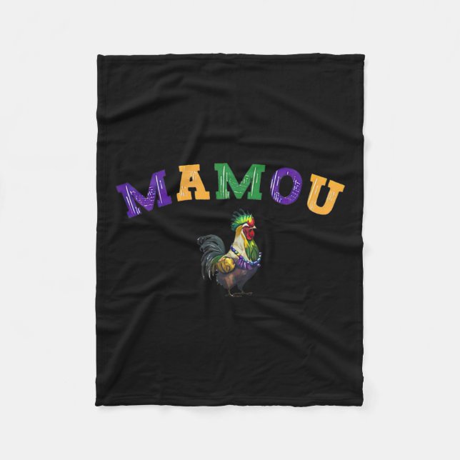 Manta Polar Mamou Mardi Gras Chicken (Anverso)