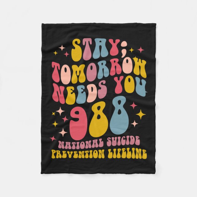 Manta Polar Mañana Necesita Concienciación sobre Salud Mental  (Anverso)