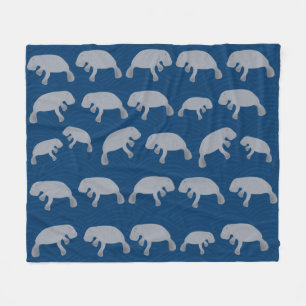 Manta Polar Manatee Fleece Blanket