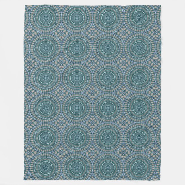 Manta Polar Mandala 4 Fleece Blanket (Anverso)