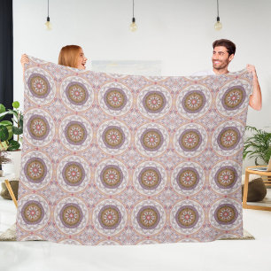 Manta Polar Mandala 9 Fleece Blanket