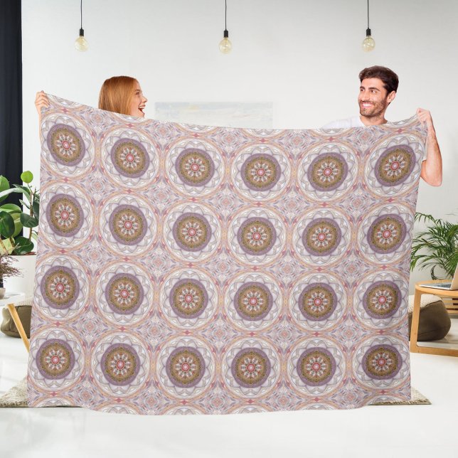 Manta Polar Mandala 9 Fleece Blanket (Subido por el creador)