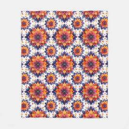 Manta Polar Mandala- Blüten- Muster- boho