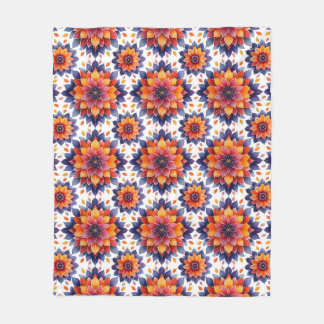 Manta Polar Mandala- Blüten- Muster- boho