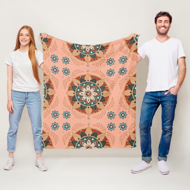 Manta Polar Mandala Bohemio (In situ)