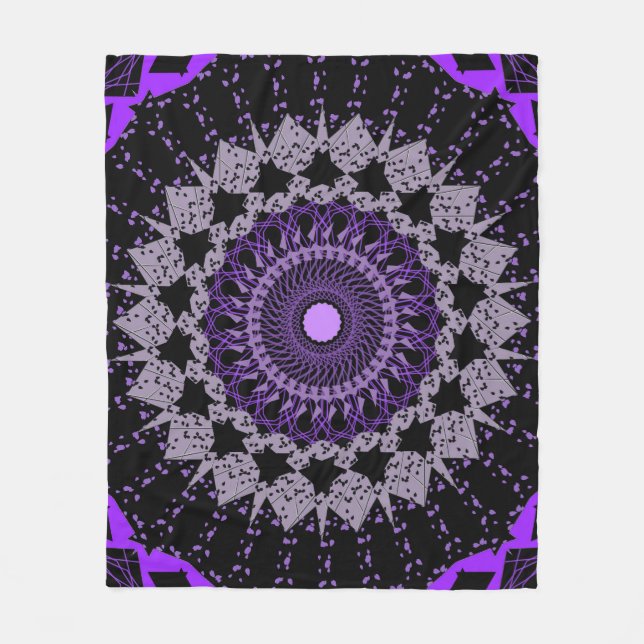 Manta Polar Mandala circular (Anverso)