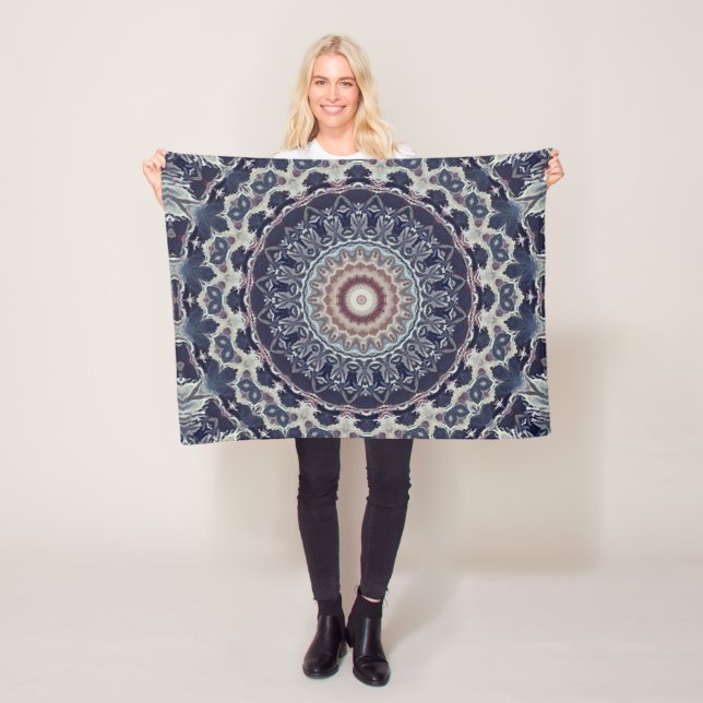 Manta Polar Mandala de círculo redondo geométrico abstracto y  (In situ)