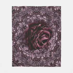 Manta Polar Mandala de rosa 