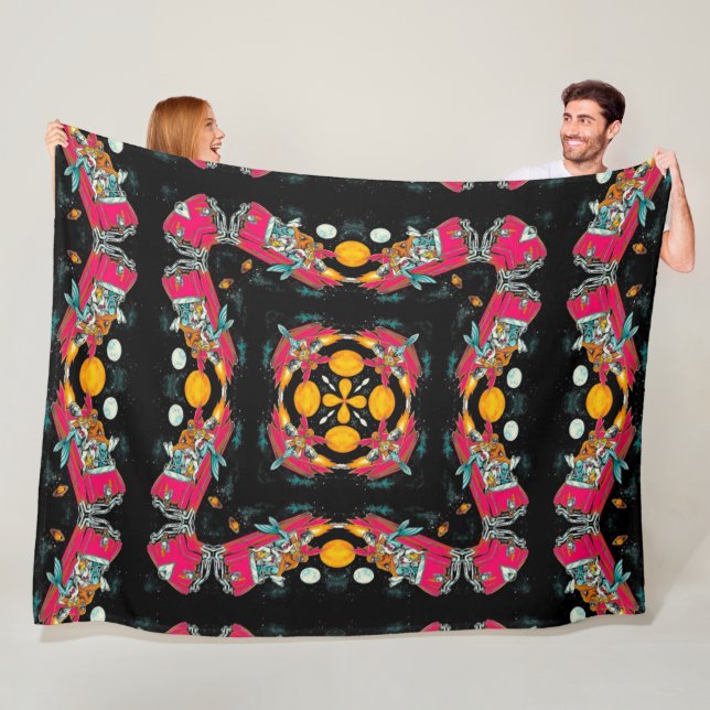 Manta Polar Mandala extranjera psicodélica del paseo del (In situ)