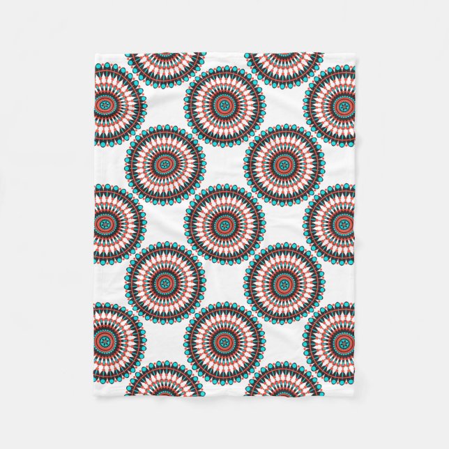 Manta Polar Mandala nativa norteamericana (Anverso)