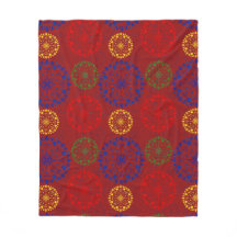 Mandala nevada simple con textura