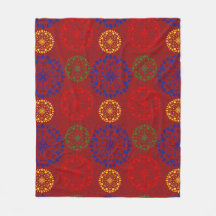 Mandala nevada simple con textura