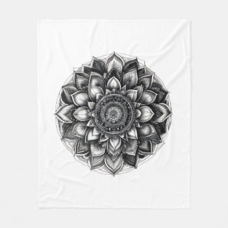 Manta Polar mandala throw blanket