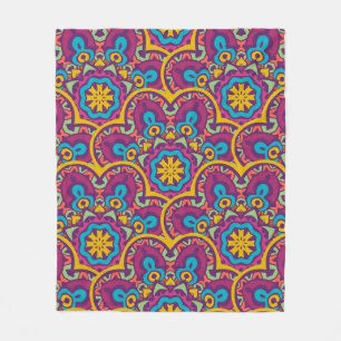 Manta Polar Mandalas repiten desi de etnia india tribal