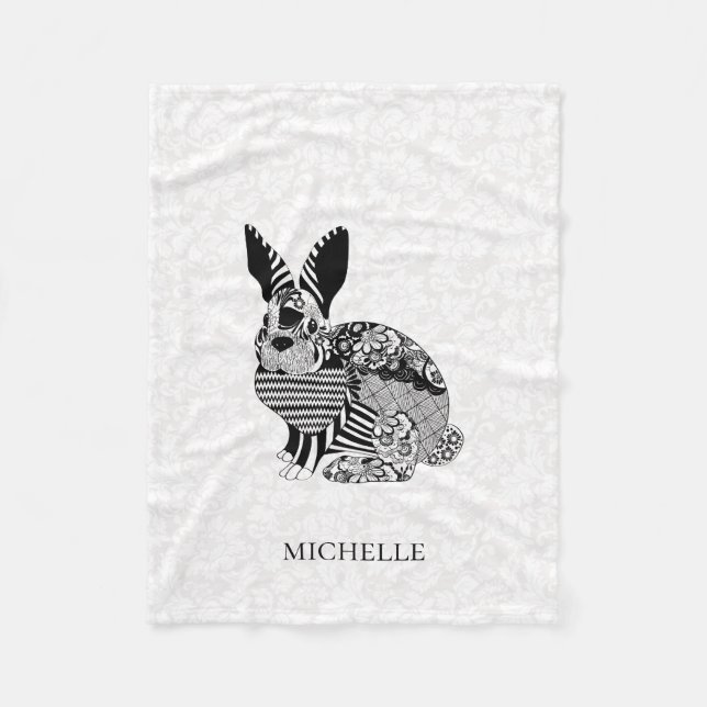 Manta Polar Mandela Rabbit (Anverso)