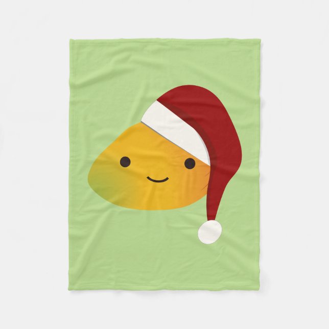 Manta Polar Mango Navidades de Kawaii (Anverso)