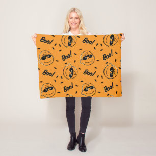 Manta Polar Maní Charlie Brown Boo! Estampado