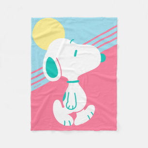 Manta Polar Maní   Snoopy Deco Dreams Sun