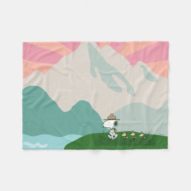 Manta Polar Maní | Snoopy Leader of the Pack (Frente (Horizontal))