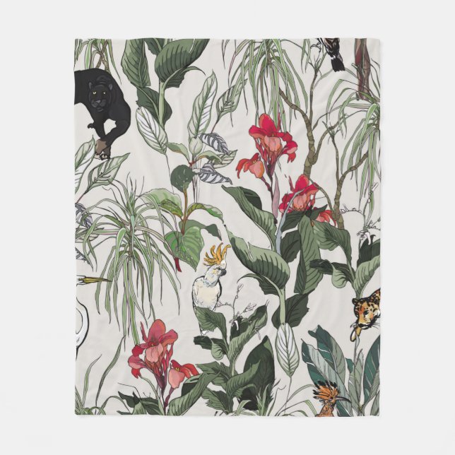 Manta Polar Mano de patrón sin soldadura dibujada Ilustracion  (Anverso)