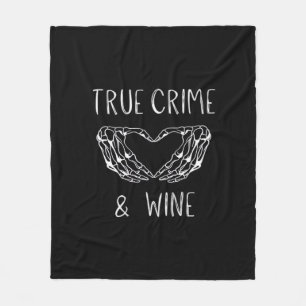 Manta Polar Manos Del Esbozo De Crimen Y Vino