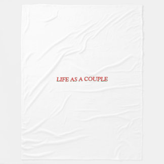 Manta Polar "Manta Vida En Pareja Amor Romántico Hogar