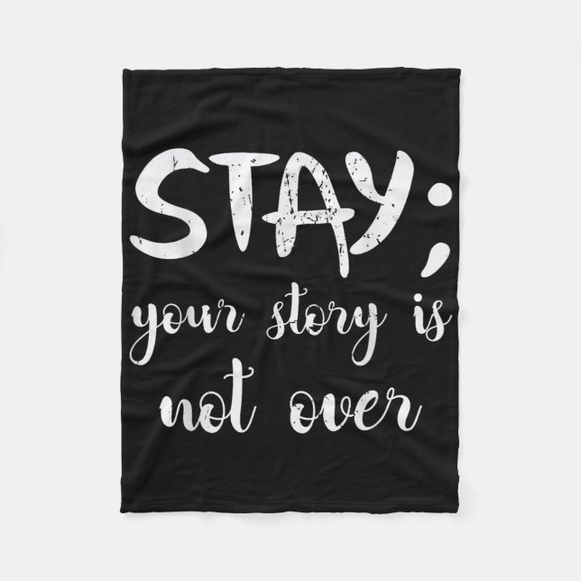 Manta Polar Mantén Tu Historia No Es Sobre La Prevención Del S (Anverso)